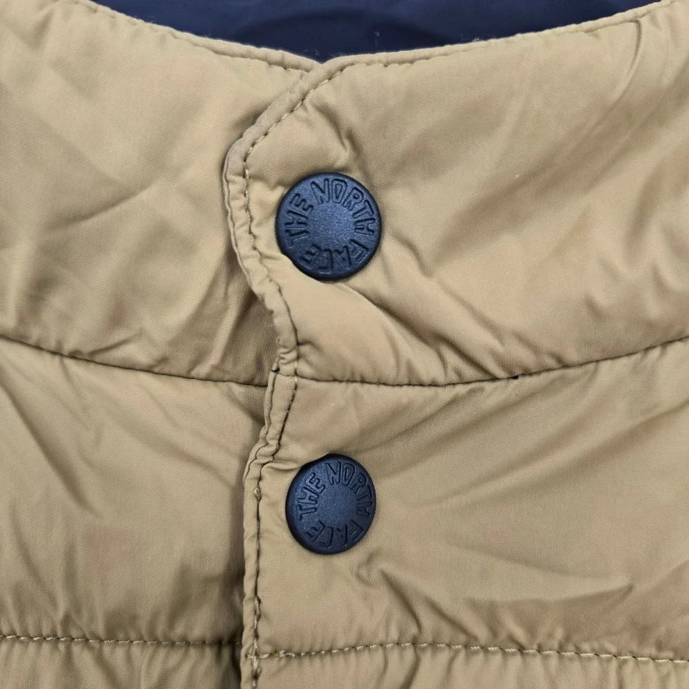 The North Face Mens XXL Fallback Insulated Puffer Hoodie Ski Jacket Brown Winter